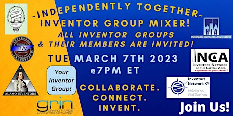 INVENTOR GROUP MIXER at Inventors Network KY / Online