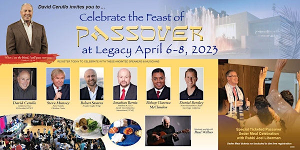 Feast of Passover Conference at Legacy!