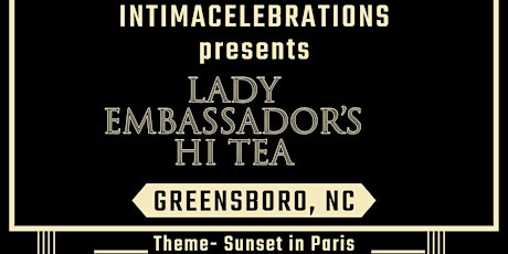 Lady Embassador's Hi Tea