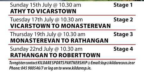 KSP 'Blueway Canal Challenge' - Stage 1 - Athy to Vicarstown primary image