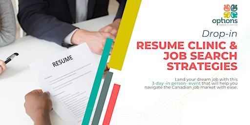 Primaire afbeelding van Drop-in Resume Clinic & Job Search Strategies