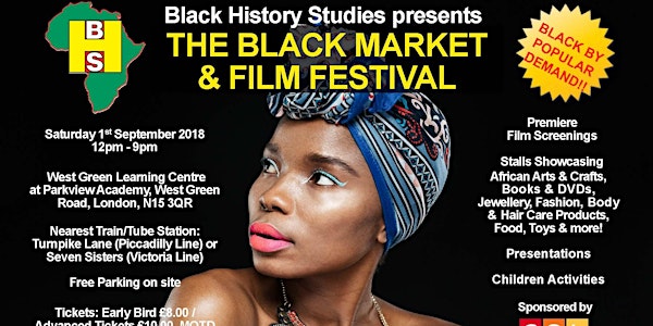 The Black Market & Film Festival - Saturday 1st September 2018