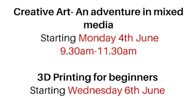 Creative Art- An adventure in mixed media! primary image