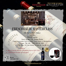 [Wine Tasting] Frescobaldi Masterclass (Tsim Sha Tsui 10-Mar)