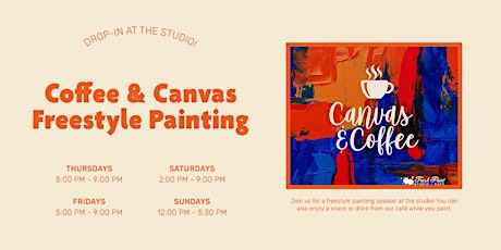 In-Studio – Coffee & Canvas – Freestyle Painting
