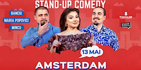 AMSTERDAM: Stand-up cu Maria Popovici, Mincu și Banciu | Comedy Cafe|