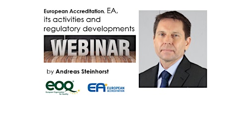 WEBINAR by mr. Andreas Steinhorst on the European Accreditation association primary image