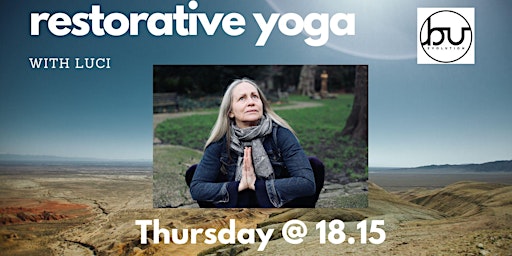 Restorative Yoga LIVE with Luci by donation primary image