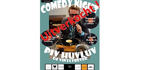 Imagen principal de "Comedy Night" met Piv Huvluv : "de Vinylvreter"