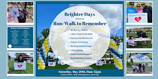 Brighter Days Annual 5K Run/Walk to Remember