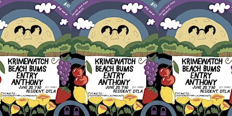 Sound and Fury & Suburban Fight present: Krimewatch and Beach Bums primary image