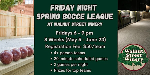 Friday Night Spring Bocce League