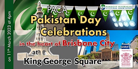 Primaire afbeelding van Unleashing the Colors of Pakistan: 1st Pakistan Day Mela in Brisbane CBD