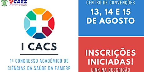 Imagem principal do evento 1º Congresso Acadêmico de Ciências da Saúde - Famerp