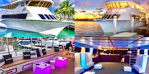 Image principale de All inclusive Boat Cruise  Miami  |  BEST LIVE DJ  |  3HR. OPEN BAR