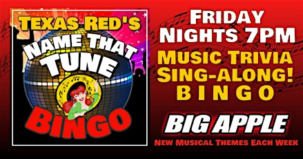 The Big Apple Cafe presents  Friday Night  Musical Trivia Sing Along!
