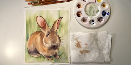 Watercolors Made Easy: Rabbit in Dallas