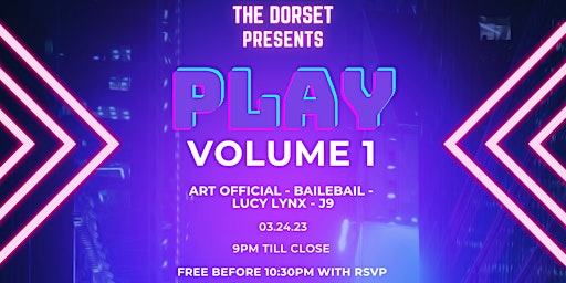 Play - Volume 1.   The Dorset's House Music Takeover