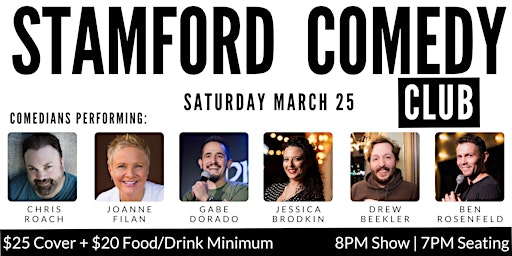 Stamford Comedy Club Presents: Chris Roach, Joanne Filan & friends