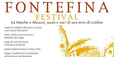 Immagine principale di Fontefina festival 