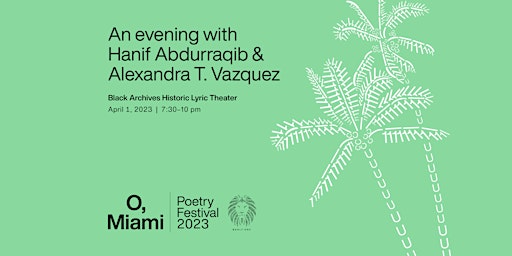Opening Night with Hanif Abdurraqib & Alexandra T. Vazquez