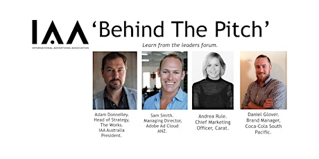 'Behind the Pitch' IAA Young Professionals Learn from the Leaders Forum primary image