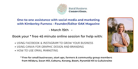Sort your social media - one to one sessions with Kimberley Furness primary image