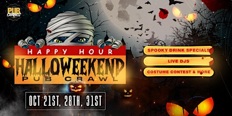 Fort Worth Happy Hour Halloween Weekend Bar Crawl