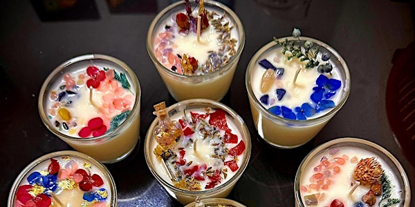 Mother's Day: Scented Soy candle  & get Free Wax sachet workshop
