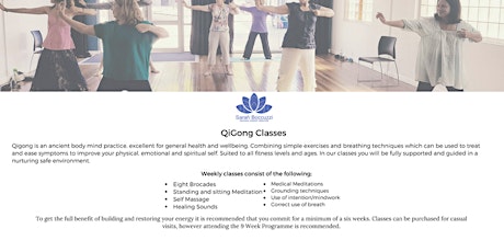  Qigong Classes- Term 1 2019 primary image