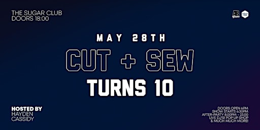 CUT & SEW TURNS 10! BARBER SHOW AND SOCIAL EVENT. primary image