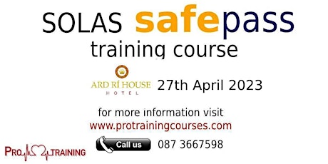 Solas Safepass  Galway 27th April 2023