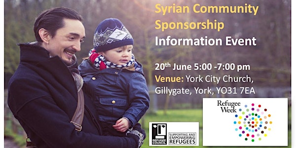 Syrian Refugee Community Sponsorship Information Event: York