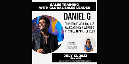 Leadership & Sales Training with Global Sales Trainer, Daniel G! primary image