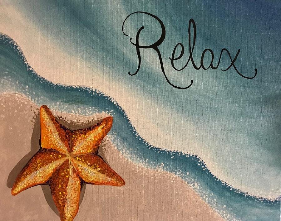 Tranquil Surf Paint and Sip - Adult Only 18+ (BYOB)