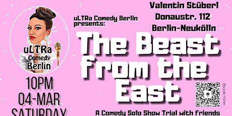 uLTRa Comedy presents: The Beast from The East - A Comedy Solo Show