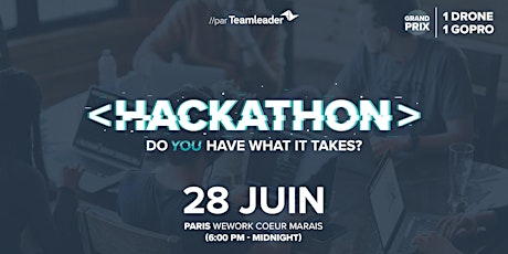Primaire afbeelding van #Hackathon | 28 JUIN 2018 | Teamleader France