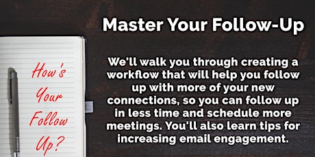 Master Your Follow-Up Workshop primary image