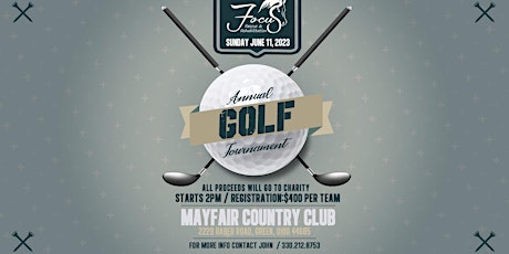Focus Rescue's  Golf Tournament Fundraiser