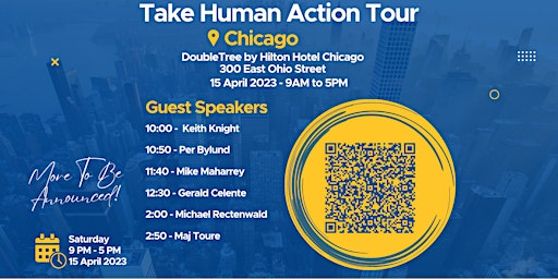 Take Human Action Tour 2023: Chicago, 4/15 + FREE Campaign Training on 4/16