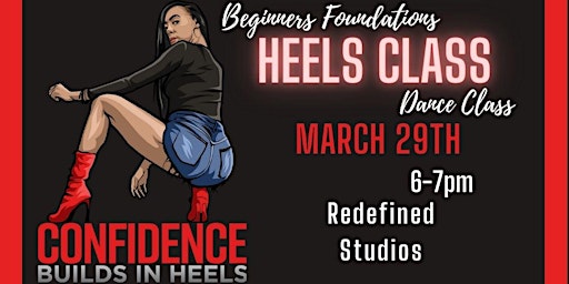 Beginners Foundation Technique Heels Class (March 29th Wednesday)