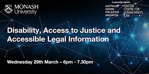 Disability, Access to Justice and Accessible Legal Information