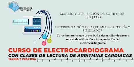 Curso de Electrocardiograma (EKG) con clases de lecturas de arritmias