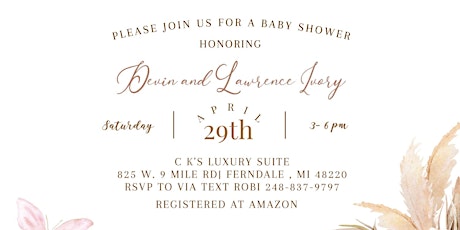 A Butterfly and Ivory’s Baby Shower