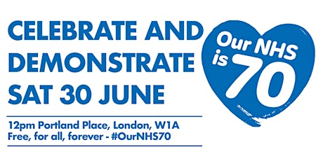Sheffield/Barnsley/Rotherham/Chesterfield transport to #OurNHS70 Demo primary image