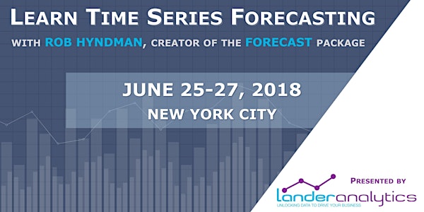 Learn Time Series Forecasting with Rob Hyndman