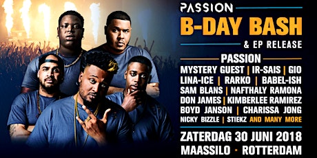 PASSION B-day Bash & EP Release | Maassilo Rotterdam primary image
