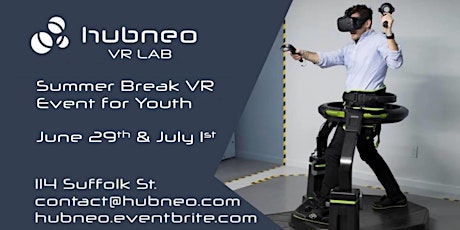 Hubneo VR Lab - Summer Break VR Event for Youth primary image