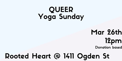 QUEER Yoga Sunday