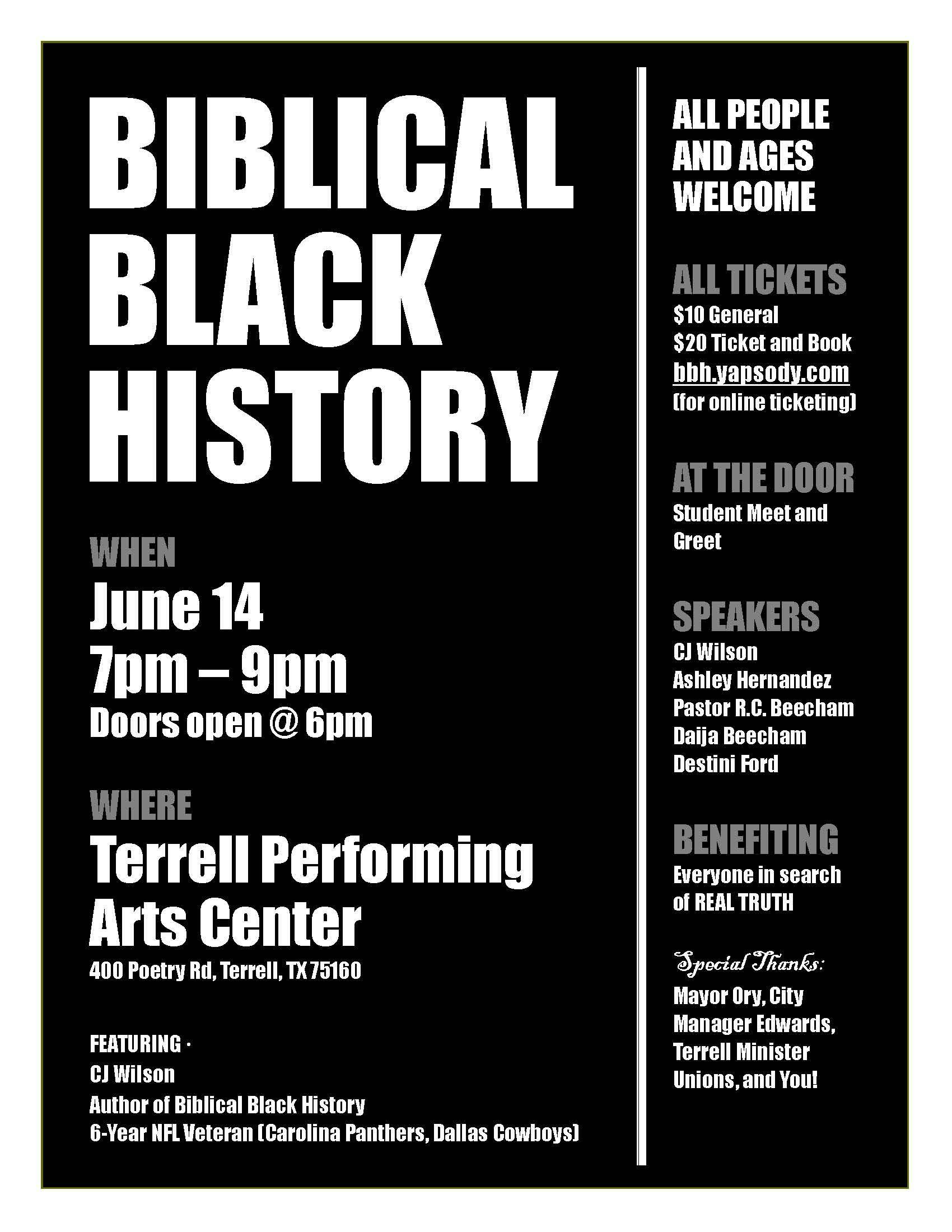 Biblical Black History: Unification Project